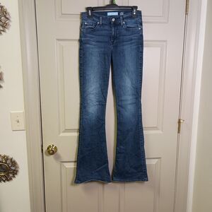7 For All Mankind Womens Jeans Size 27 b(air) Ali Dark Wash Flare Leg
